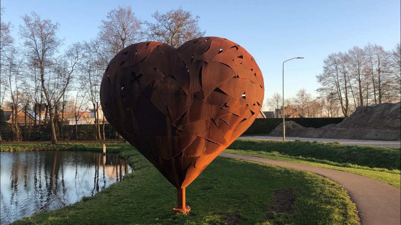 Mysterieus hart sinds enkele weken in Sleeuwijk