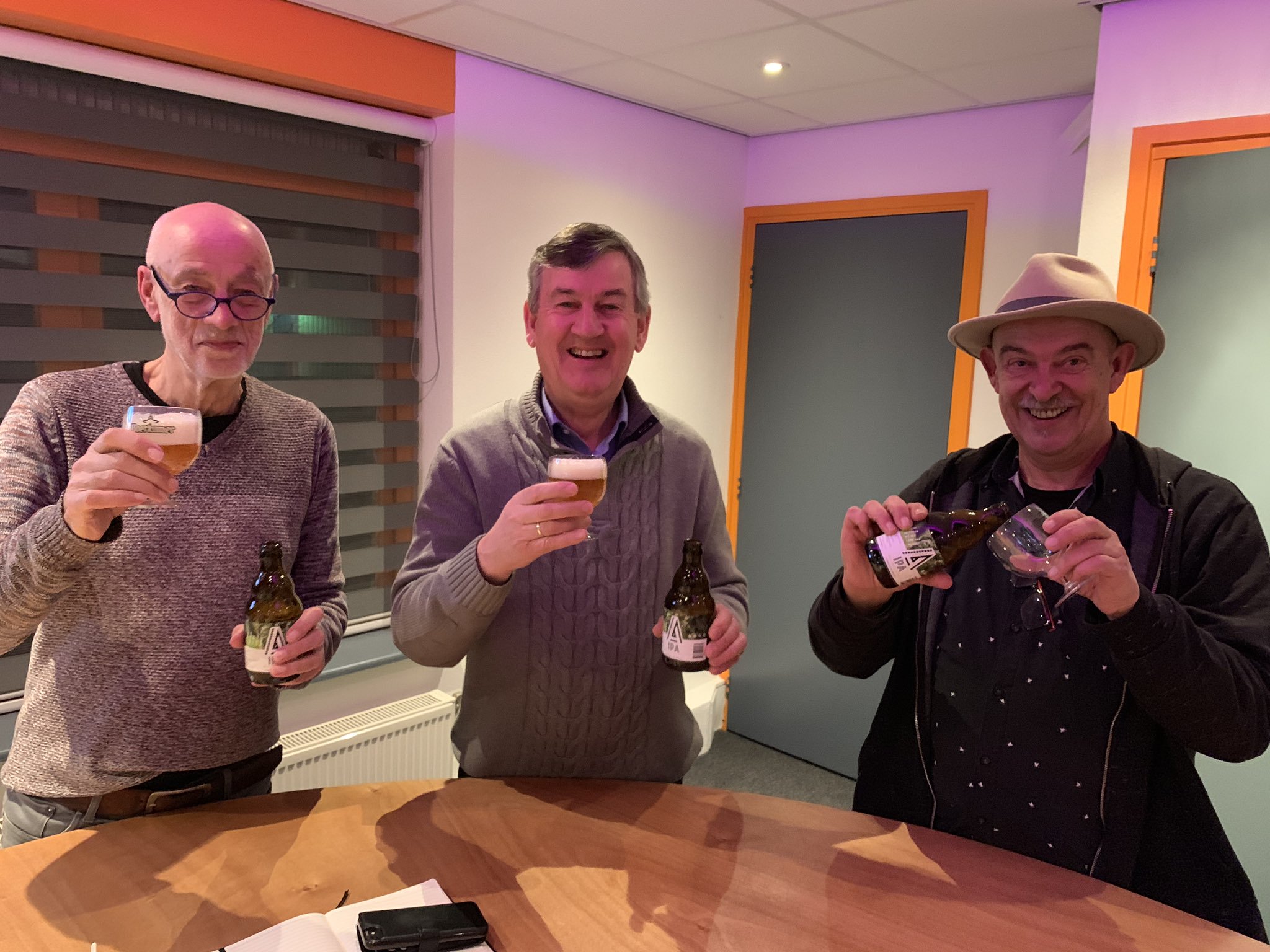 Streekbier in de studio