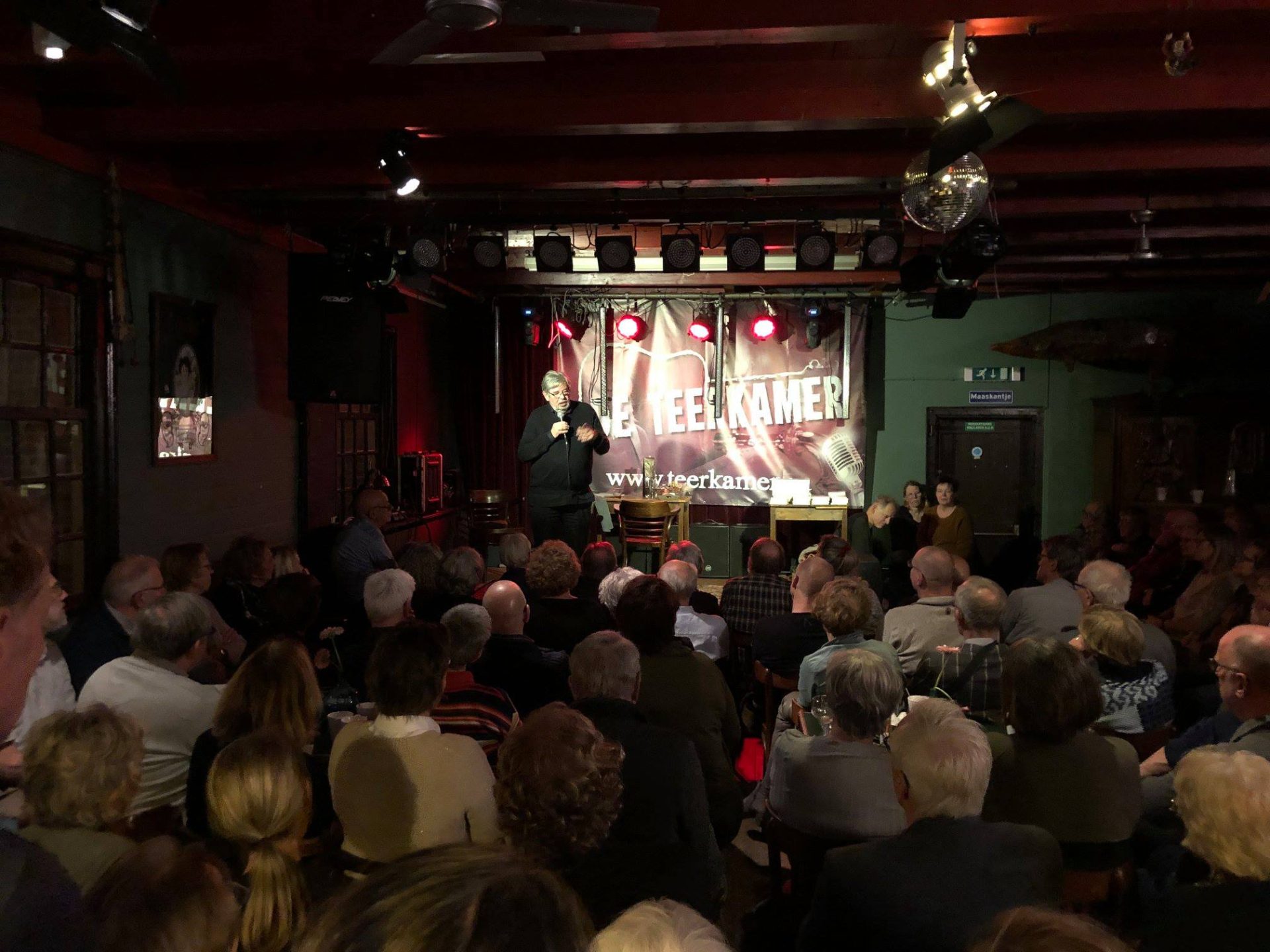 Philip Huff bij Woerkums Literair Café