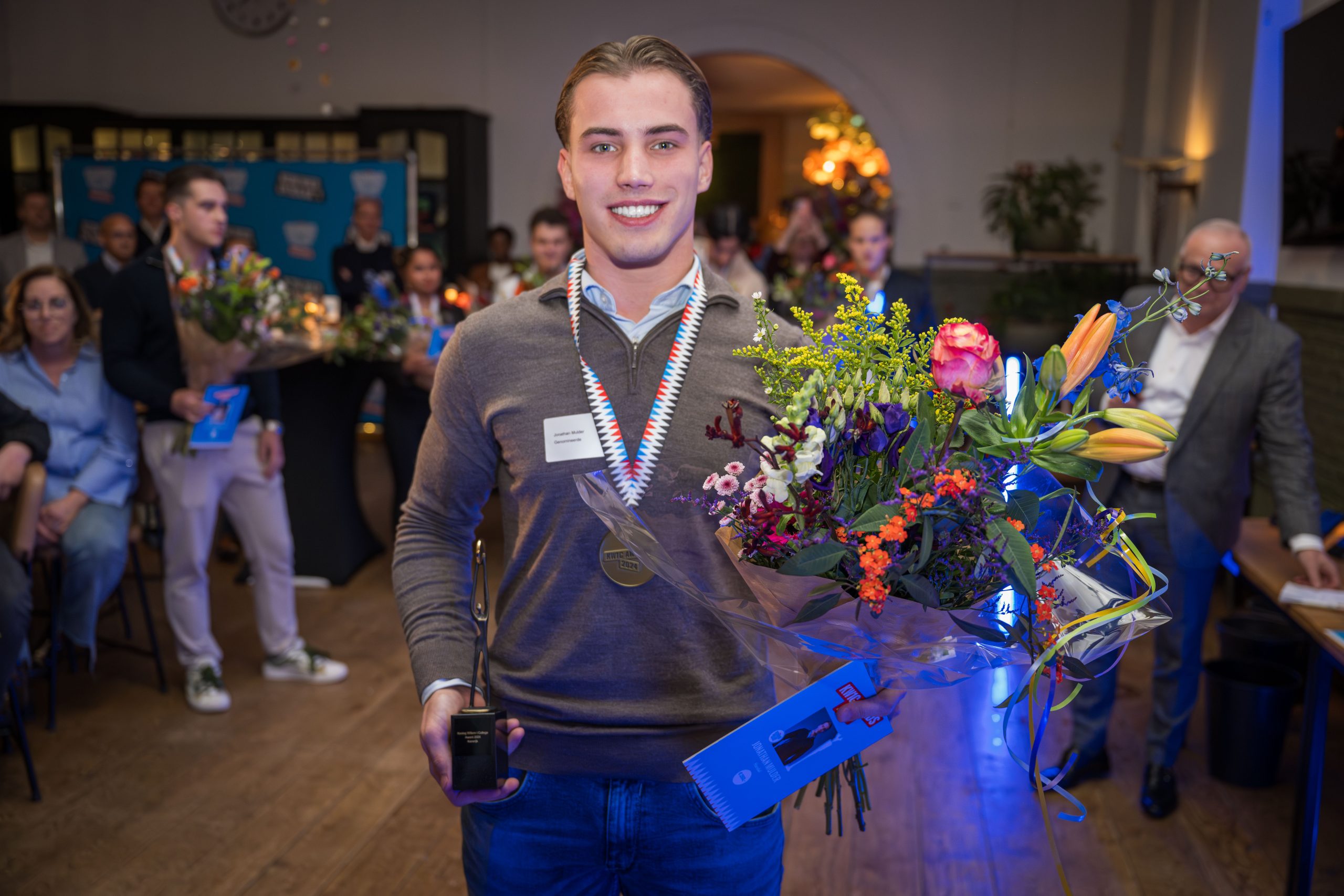 Jonathan Mulder (20) uit Veen wint award voor Kansrijk